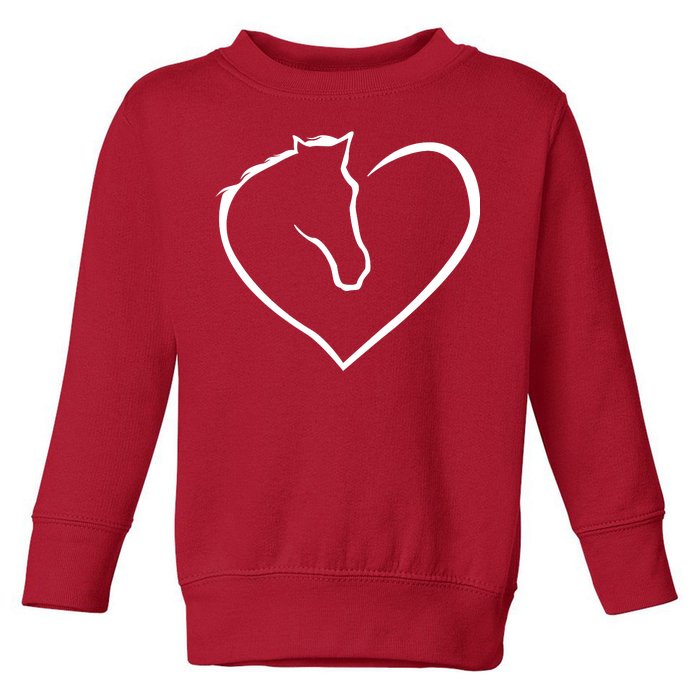 Horse Heart Logo Toddler Sweatshirt