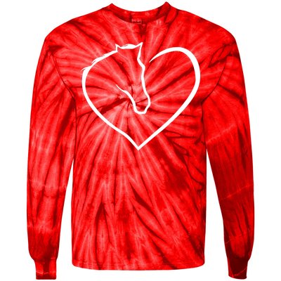 Horse Heart Logo Tie-Dye Long Sleeve Shirt