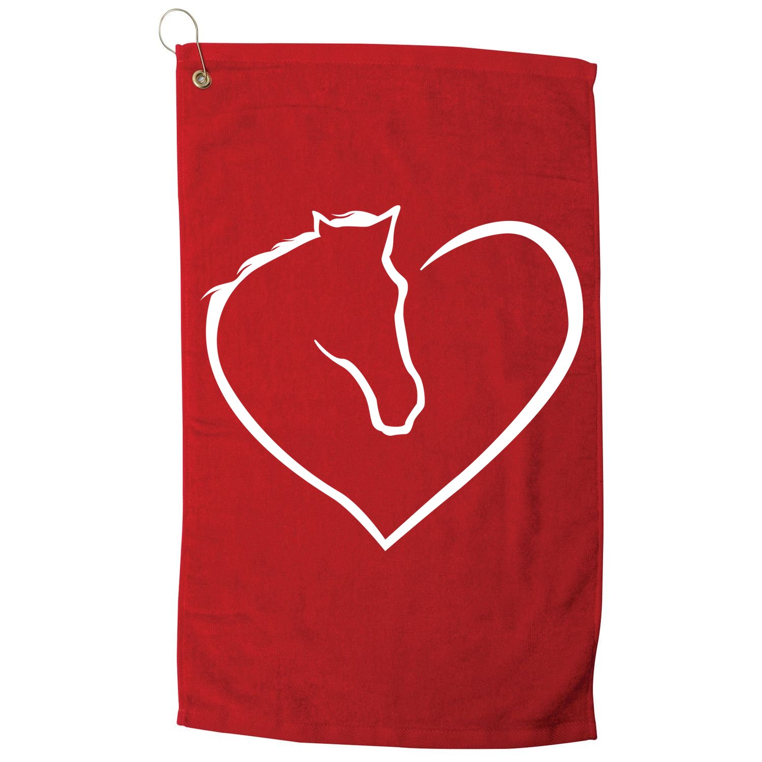 Horse Heart Logo Golf Towel