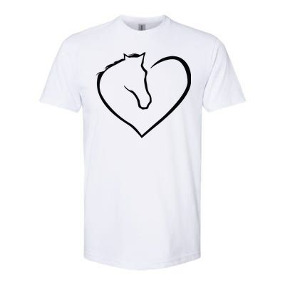 Horse Heart Logo Softstyle® CVC T-Shirt