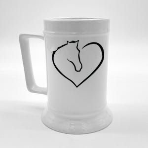 Horse Heart Logo Beer Stein