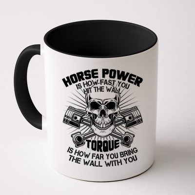 Horse Power Torque Skull Mug