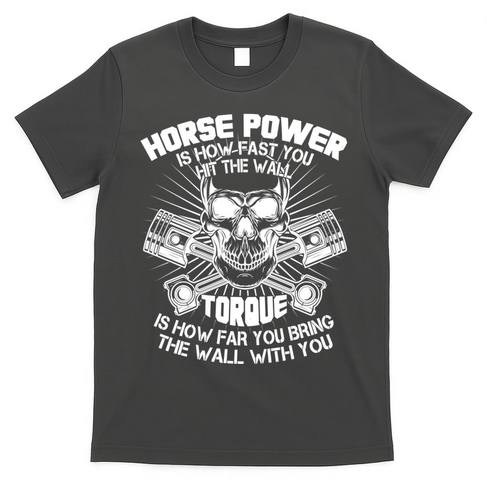 Horse Power Torque Skull T-Shirt