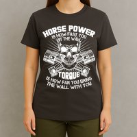 Horse Power Torque Skull T-Shirt