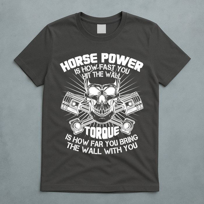 Horse Power Torque Skull T-Shirt