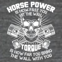 Horse Power Torque Skull T-Shirt