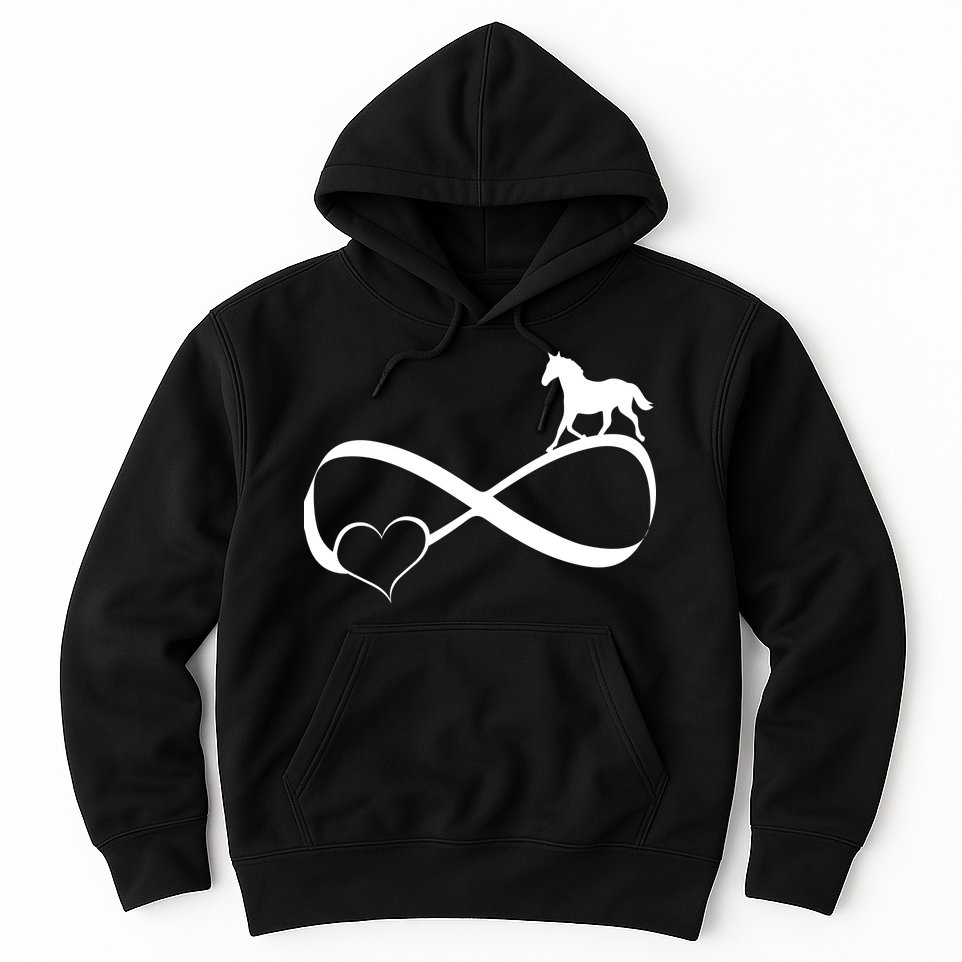 Horse Ribbon Of Love Hoodie