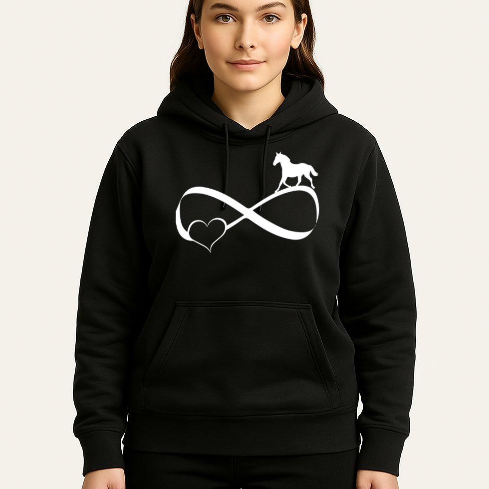 Horse Ribbon Of Love Hoodie