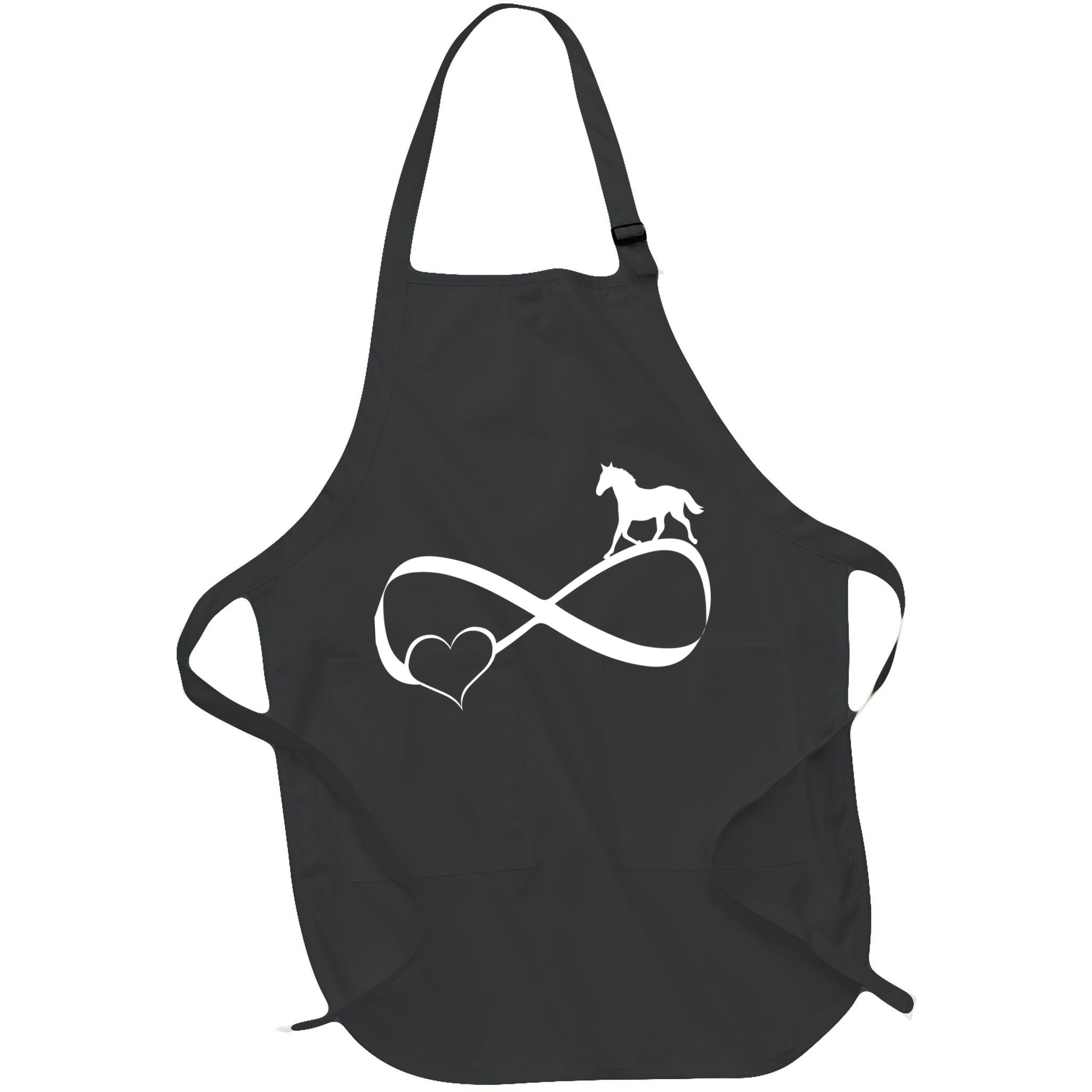 Horse Ribbon Of Love Apron