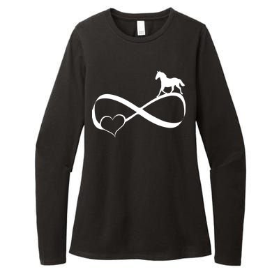 Horse Ribbon Of Love Womens CVC Long Sleeve Shirt