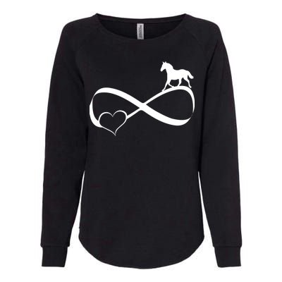 Horse Ribbon Of Love Womens California Wash Sweatshirt