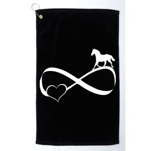 Horse Ribbon Of Love Platinum Collection Golf Towel