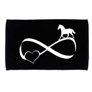 Horse Ribbon Of Love Microfiber Hand Towel