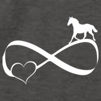 Horse Ribbon Of Love Vector Backpack