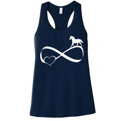 Horse Ribbon Of Love Women's Racerback Tank