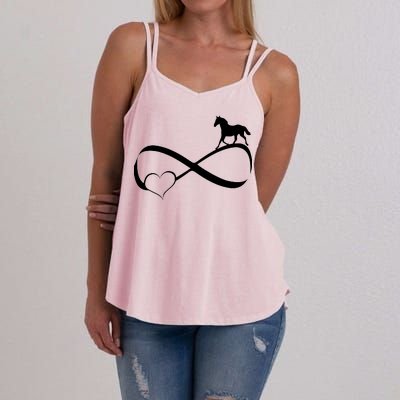 Horse Ribbon Of Love Women's Strappy Tank