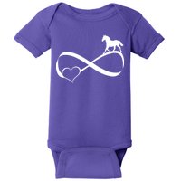 Horse Ribbon Of Love Baby Bodysuit