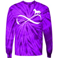 Horse Ribbon Of Love Tie-Dye Long Sleeve Shirt