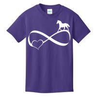 Horse Ribbon Of Love Kids T-Shirt