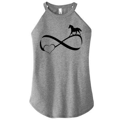 Horse Ribbon Of Love Women's Perfect Tri Rocker Tank