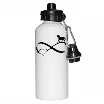 Horse Ribbon Of Love Aluminum Water Bottle