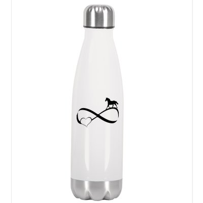 Horse Ribbon Of Love Stainless Steel Insulated Water Bottle