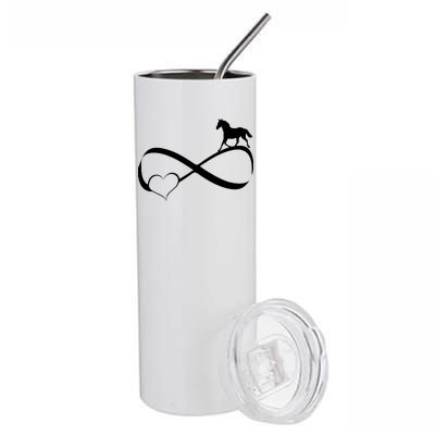 Horse Ribbon Of Love Stainless Steel Tumbler