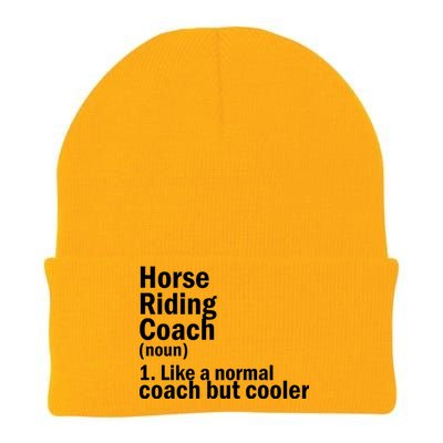 Horse Riding Coach Knit Cap Winter Beanie