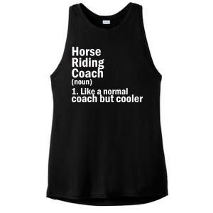 Horse Riding Coach Ladies PosiCharge Tri-Blend Wicking Tank