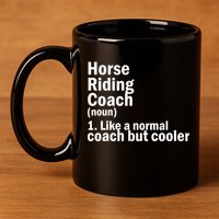 Horse Riding Coach 11oz C Handle Ceramic Mug