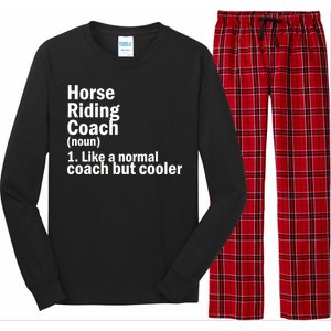 Horse Riding Coach Long Sleeve Pajama Set