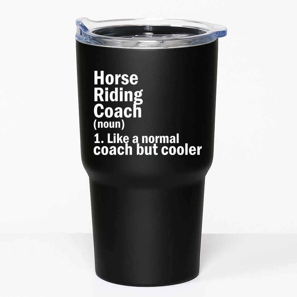 Horse Riding Coach Tumbler