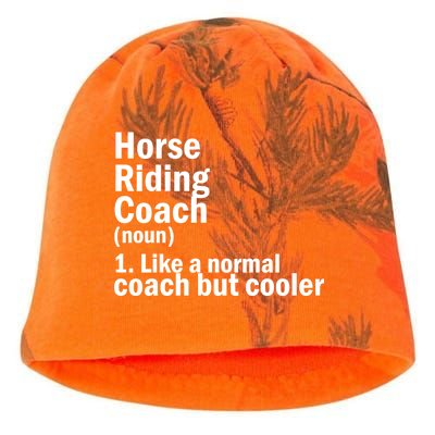 Horse Riding Coach Kati - Camo Knit Beanie