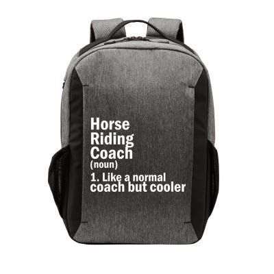 Horse Riding Coach Vector Backpack