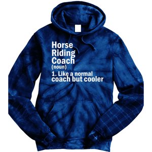 Horse Riding Coach Tie Dye Hoodie