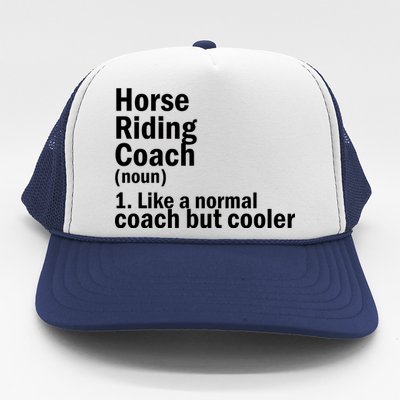 Horse Riding Coach Trucker Hat