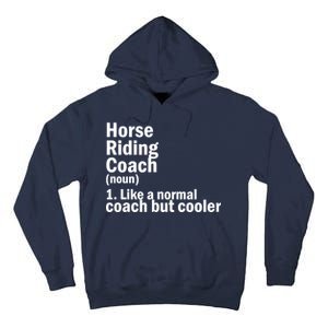 Horse Riding Coach Tall Hoodie