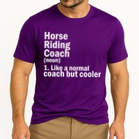 Horse Riding Coach Cooling Performance Crew T-Shirt