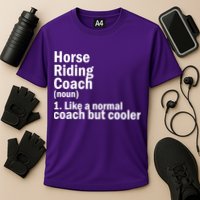 Horse Riding Coach Cooling Performance Crew T-Shirt