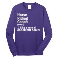 Horse Riding Coach Long Sleeve Shirt