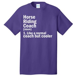 Horse Riding Coach Tall T-Shirt