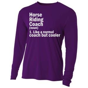 Horse Riding Coach Cooling Performance Long Sleeve Crew