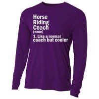 Horse Riding Coach Cooling Performance Long Sleeve Crew