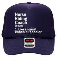 Horse Riding Coach Trucker Hat