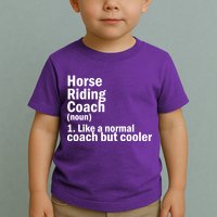 Horse Riding Coach Toddler T-Shirt