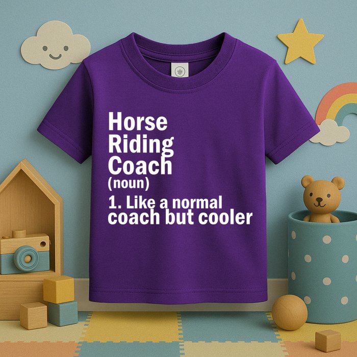 Horse Riding Coach Toddler T-Shirt