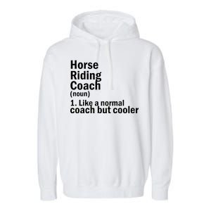 Horse Riding Coach Garment-Dyed Fleece Hoodie