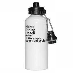 Horse Riding Coach Aluminum Water Bottle 