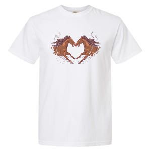 Horse Shaped Heart Garment-Dyed Heavyweight T-Shirt