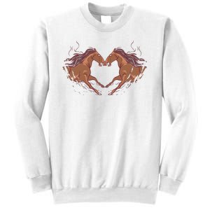 Horse Shaped Heart Sweatshirt